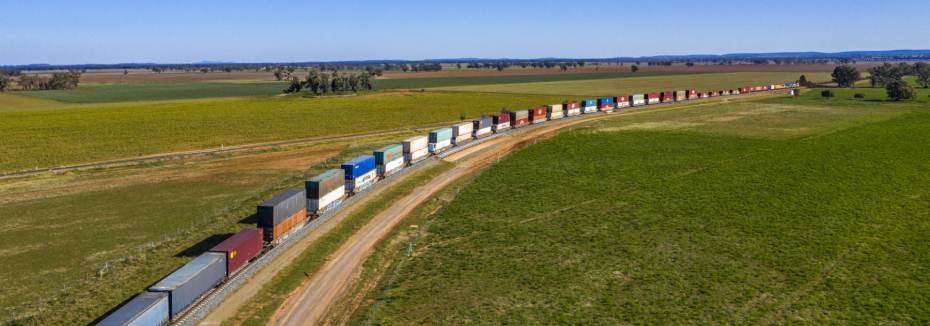 Inland Rail train (cr: Inland Rail)